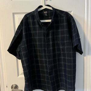 Denver Hayes Men's Navy Plaid Shirt